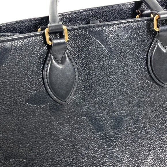 LOUIS VUITTON M45595 MonogramEmpreinte On the Go MM 2WAY Hand Bag Tote Bag - Picture 6 of 14
